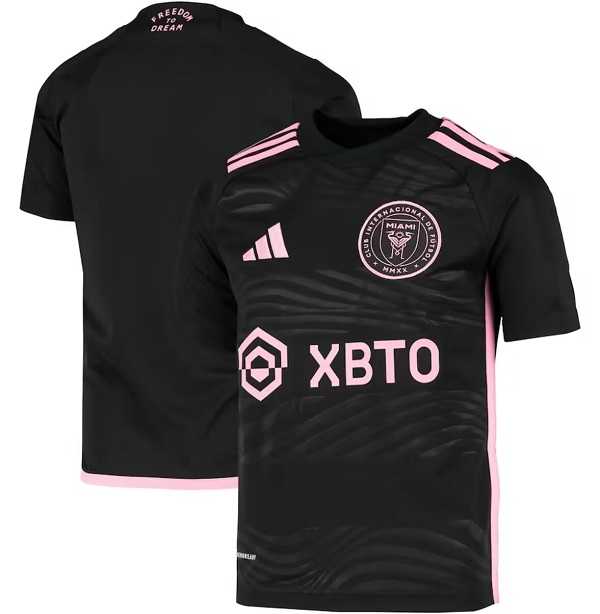 Men's Inter Miami CF Custom Black Soccer Jersey,We sell and wholesale Men's Inter Miami CF Custom Black Soccer Jersey on line form chian!